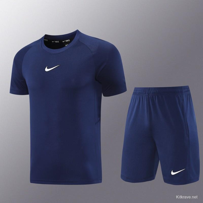 25/26 Nike Navy Short Sleeve Jersey+Shorts
