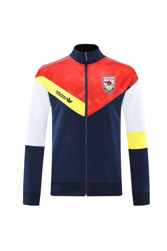 25/26 Arsenal Red/Navy Full Zipper Jacket +Long Pants