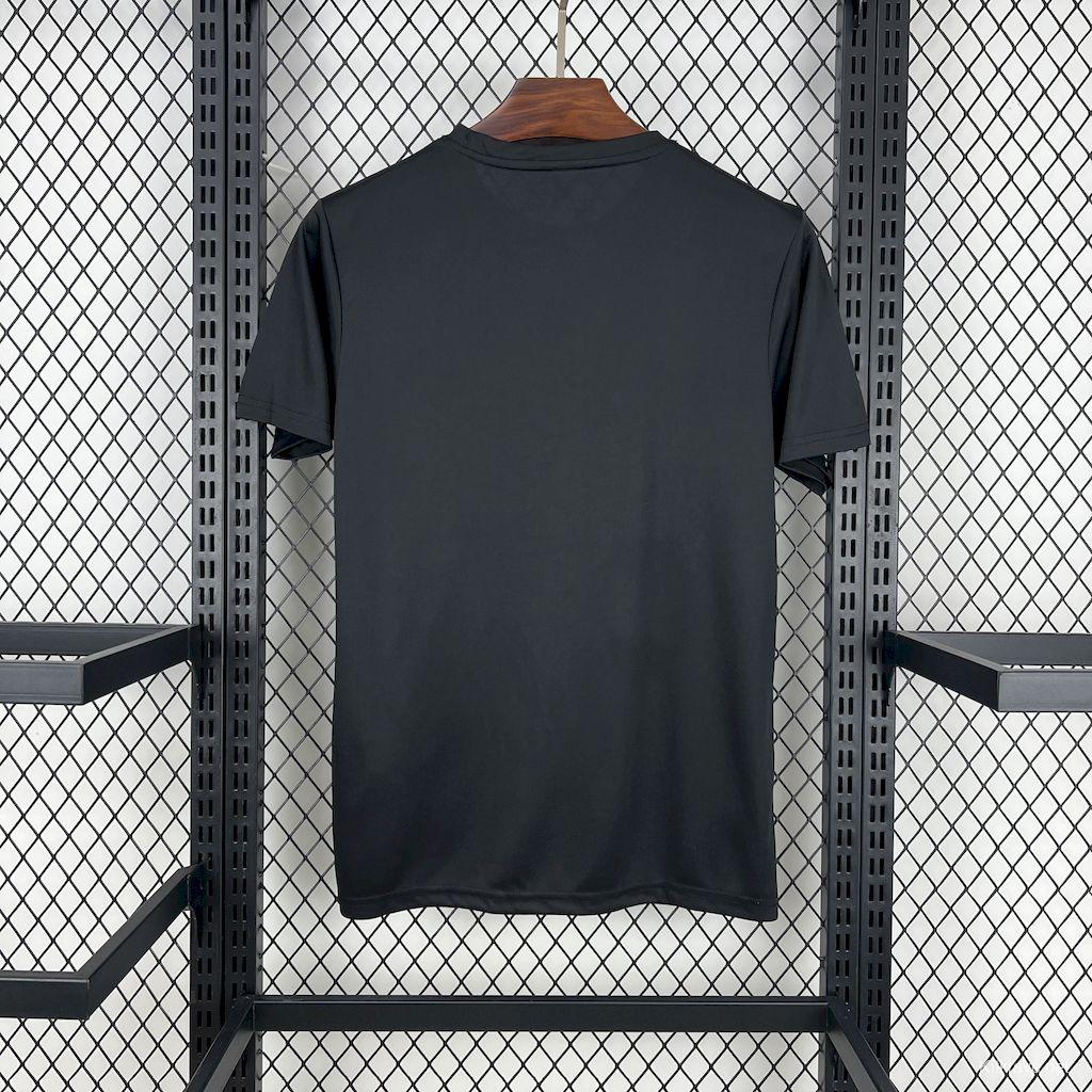 2025 NIKE Training Black with Abstract Paint Pattern T-Shirt #1045