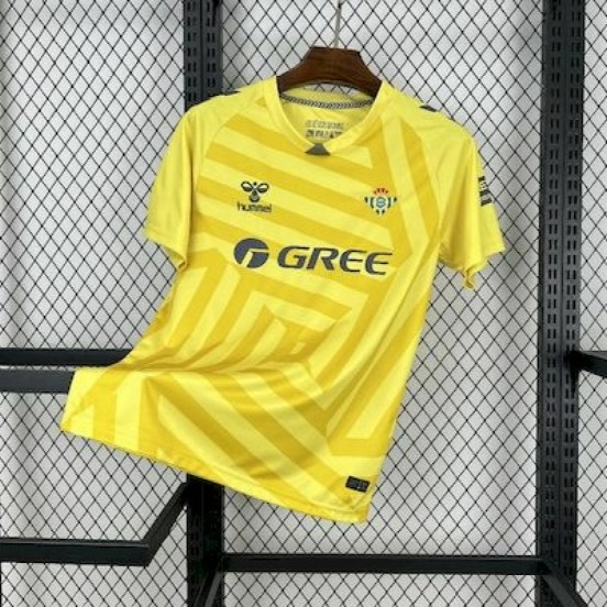 2025/26 Real Betis Yellow Goalkeeper Jersey