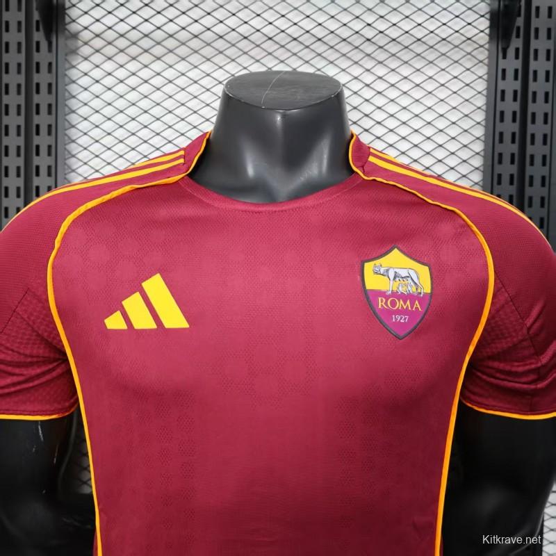 Player Version 25/26 Roma Home Jersey