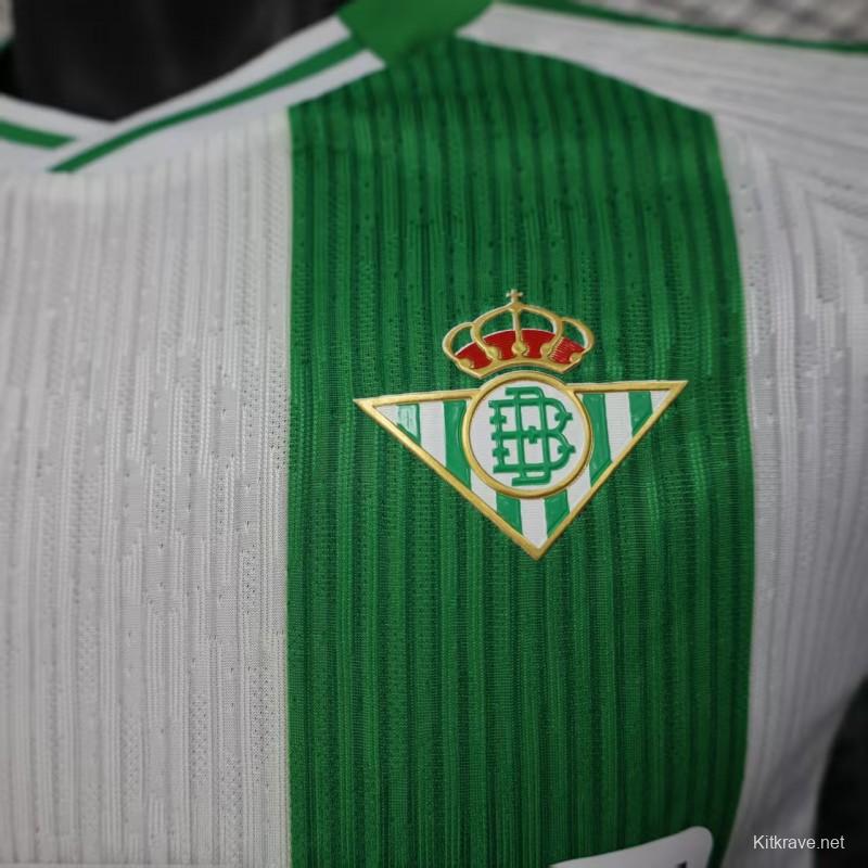 Player Version 25/26 Real Betis Home Jersey
