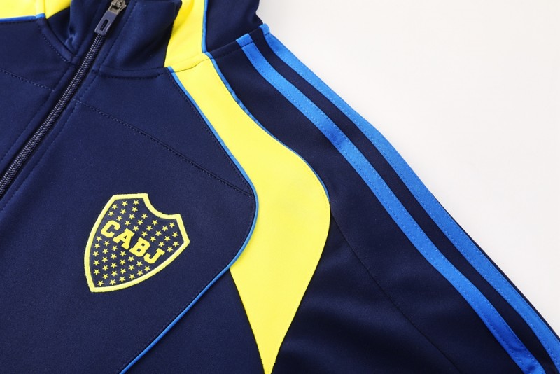 25/26 Boca Juniors Navy Full Zipper Jacket + Long Pants