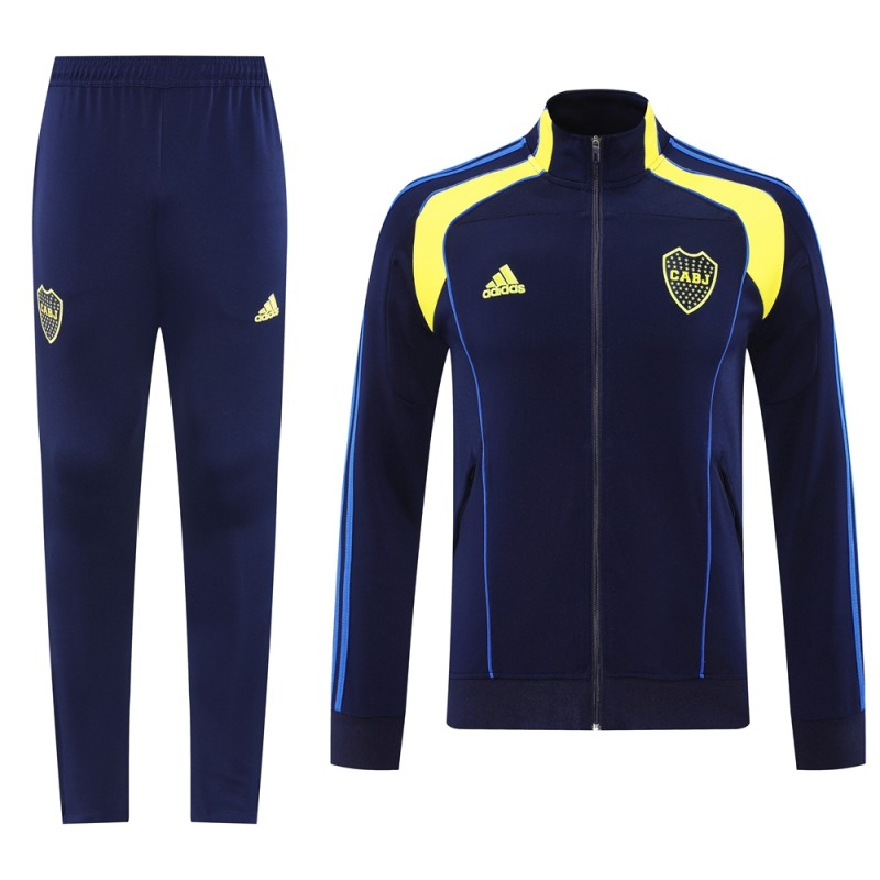 25/26 Boca Juniors Navy Full Zipper Jacket + Long Pants