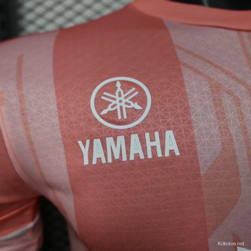 Player Version 25/26 Olympique de Marseille Pink with Geometric Pattern Jersey