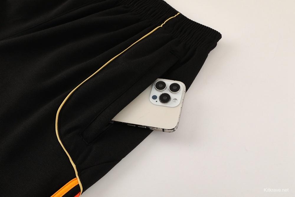 25/26 Arsenal Black Full Zipper Jacket + Long Pants