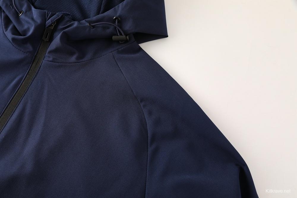 25/26 Adidas Navy Hoodie Full Zipper Jacket + Long Pants