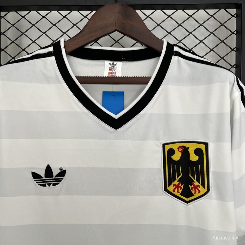 1984 Retro Germany White Jersey