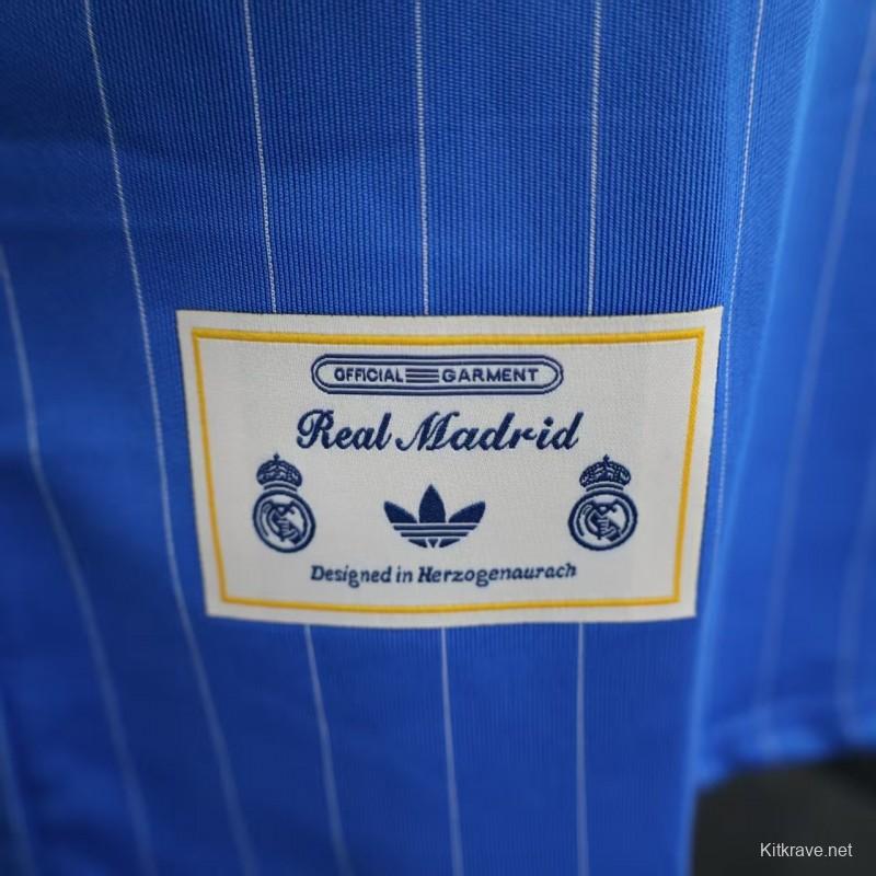 Player Version 25/26 Real Madrid Blue Casual Jersey