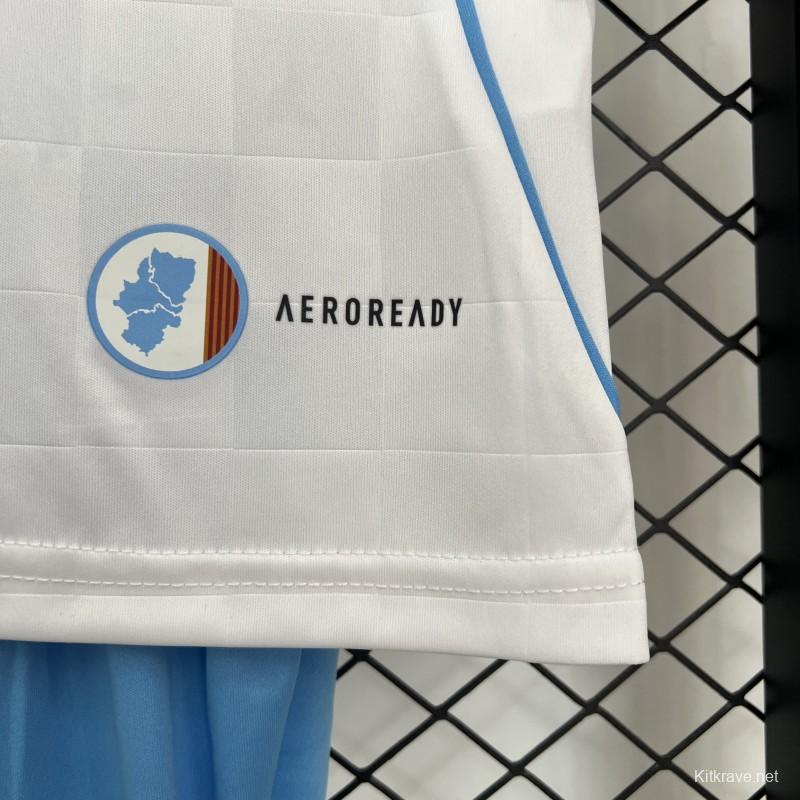 25/26 Kids Real Zaragoza Home Jersey