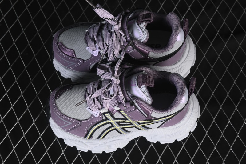 Asics Kids Non-Slip Durable Casual Shoes Purple - J.C3