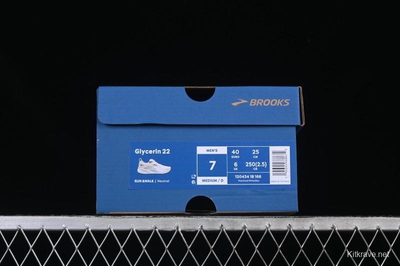 Brooks Glycerin 22 Cushioned Marathon Nitrogen Running Shoes - 1204341B166