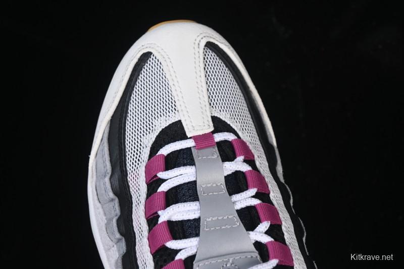 Nike Air Max 95 Retro Cushioned Running Shoes with Air-Sole Unit - HF7545-100