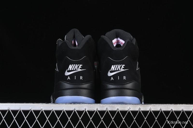 Nike Air Jordan 5 Black Metallic Reimagined Retro Basketball Shoes - HF3975-001
