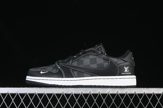 Nike Travis Scott x Fragment Design x Air Jordan 1 Low OG SP AJ1 Low Top Casual Sneakers - DZ5899-008