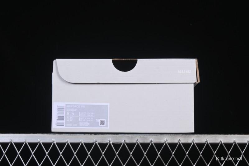 Nike Air Force 1'07 Low Flyknit Black Green Casual Sneakers - CI0051-600