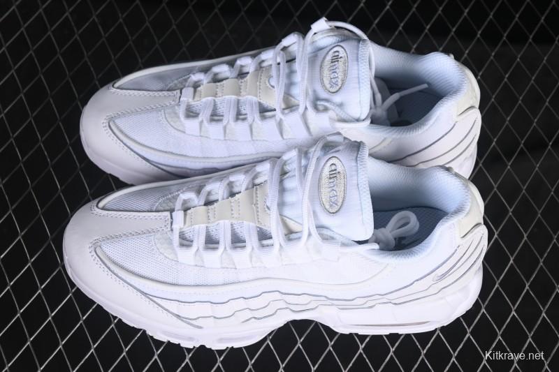 Nike Air Max 95 Retro Cushioned Running Shoes with Air Sole - CT1268-100