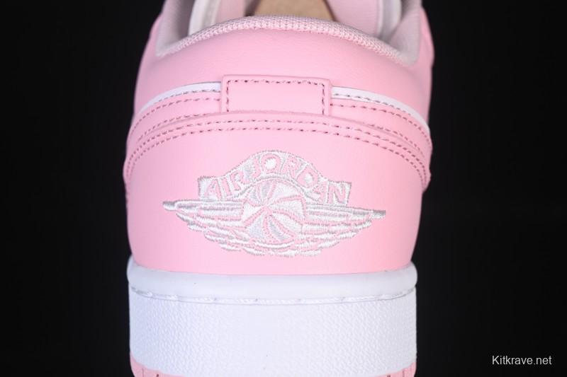 Nike Air Jordan 1 Low AJ1 Pearl Pink Low-top Casual Sneakers - 553560-614