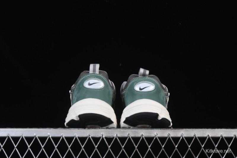 Nike P-6000 Retro Casual Sports Kids Shoes - Gray Green White Swoosh