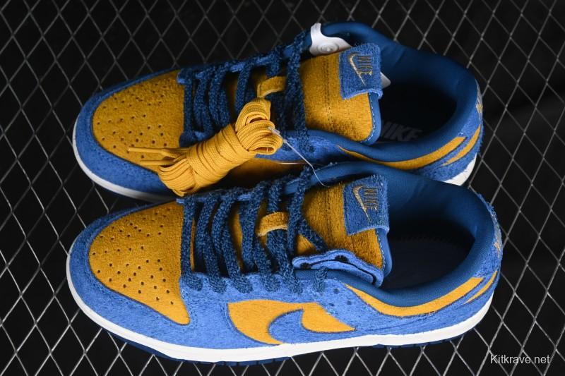 Nike Dunk Low Panda Blue Orange Low-Top Casual Skate Shoes - IH7648-700