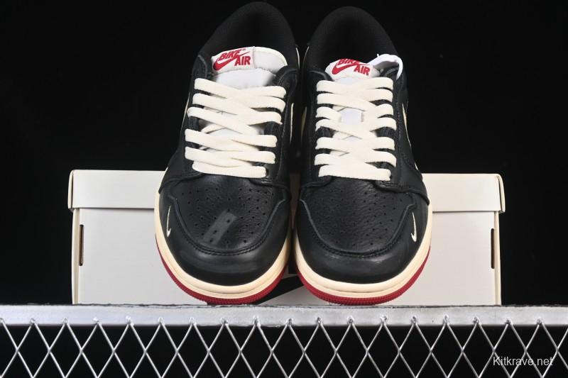 Nike Nigel Sylvester x Air Jordan 1 Low Casual Lifestyle Sneakers - IB8958-001