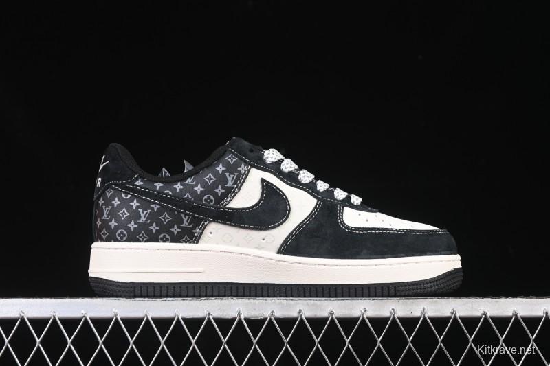 Nike Air Force 1 '07 Low LV Collaboration Stitched Label Print Casual Sneakers - CX5050-Y10