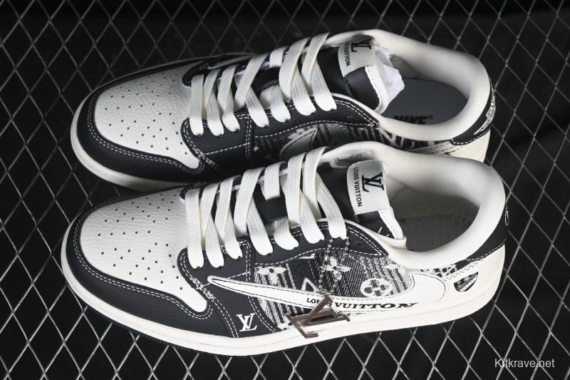 Nike Travis Scott x Fragment Design x Air Jordan 1 Low OG SP AJ1 Low Top Casual Sneakers - SC0601-052