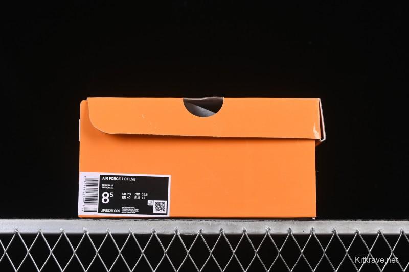 Nike Air Force 1 '07 Low LV Collaboration Navy Blue Cashew Flower Casual Sneakers - JP8028-009