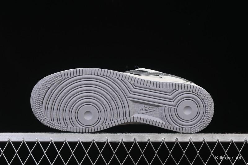 Nike Air Force 1 '07 Low Supreme Graffiti Beige Swoosh Casual Sneakers - QW5606-272