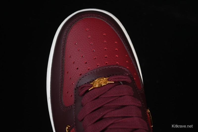 Nike Air Force 1'07 Low Casual Sneakers with Full-Length Air Cushion - IR0485-611