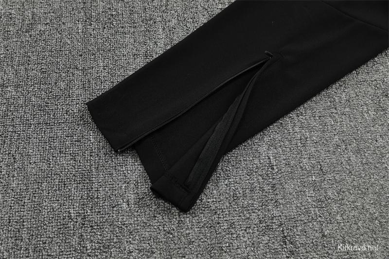 Player Version 25/26 Liverpool Green AD on Both Sleeves Half Zipper Jacket+Long Pants