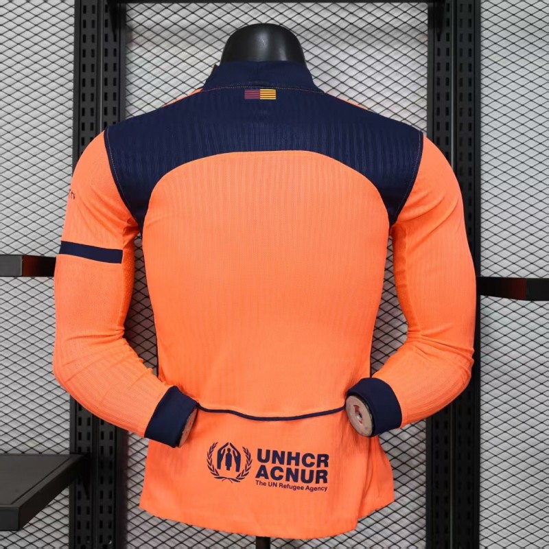 Player Version 25/26 Barcelona Third Long Sleeve Jersey