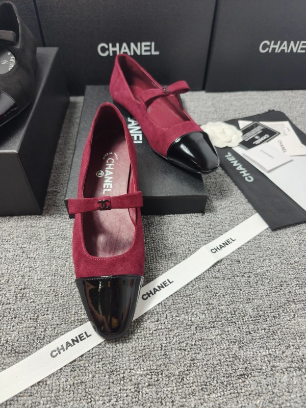 Chanel Classic Slingback Bow Flats - LY00290