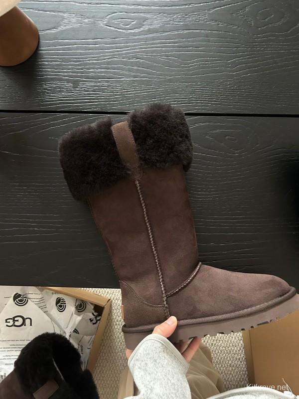 UGG High Boot Snow Boots with Fur Collar - AS00370