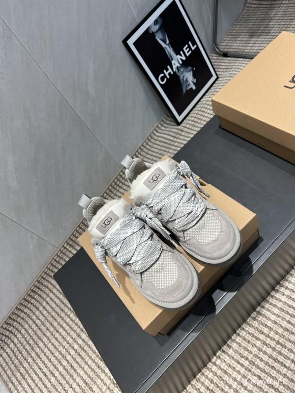 UGG Platform Casual Shoes with Round Toe and Thick Sole - MJ00270