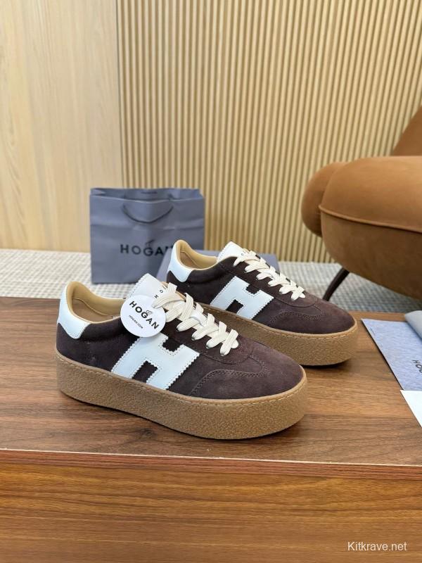 Hogan Platform Series H698 Thick Sole Casual Sneakers - H698