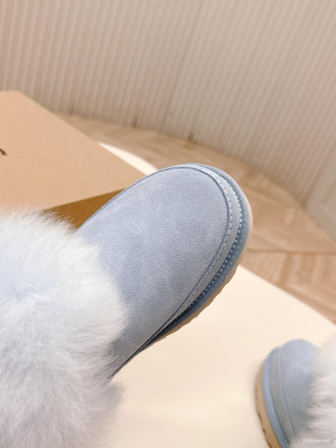 UGG 2025 SS New Long Fur Snow Boots - KFY00280