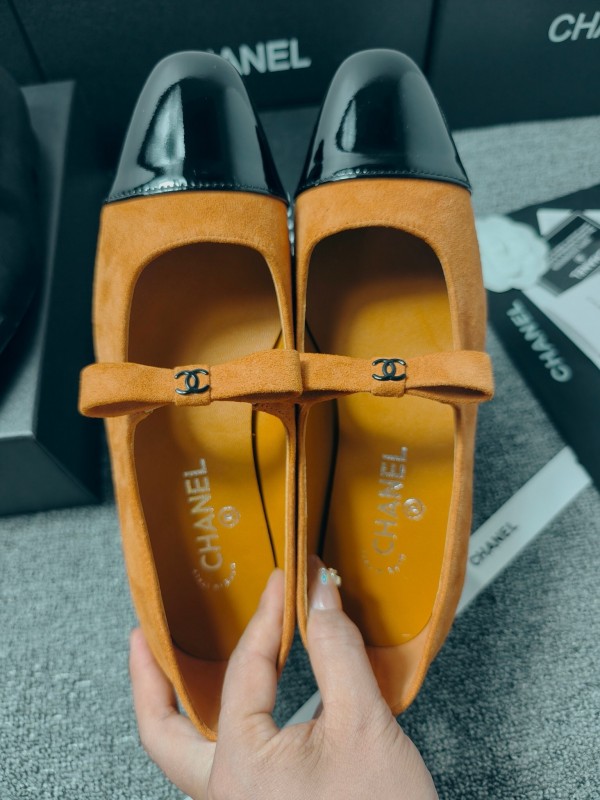 Chanel Classic Slingback Bow Flats - LY00290