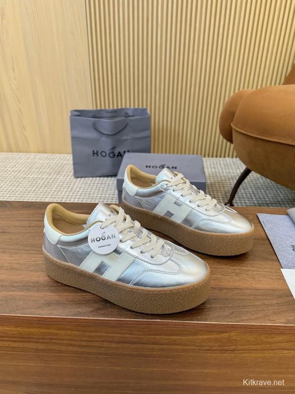 Hogan Platform Series H698 Thick Sole Casual Sneakers - H698