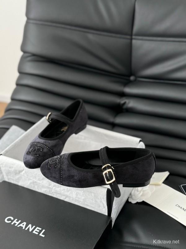 Chanel 2025 SS Runway Mary Jane Flats - LY00300