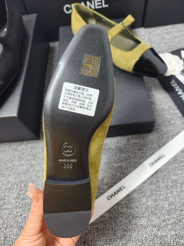 Chanel Classic Slingback Bow Flats - LY00290