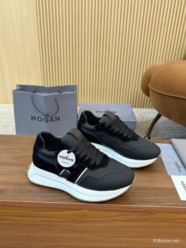 Hogan H-STRIPES Series Couple Thick Sole Dad Shoes Airship Shoes Casual Sports Shoes - AS00350