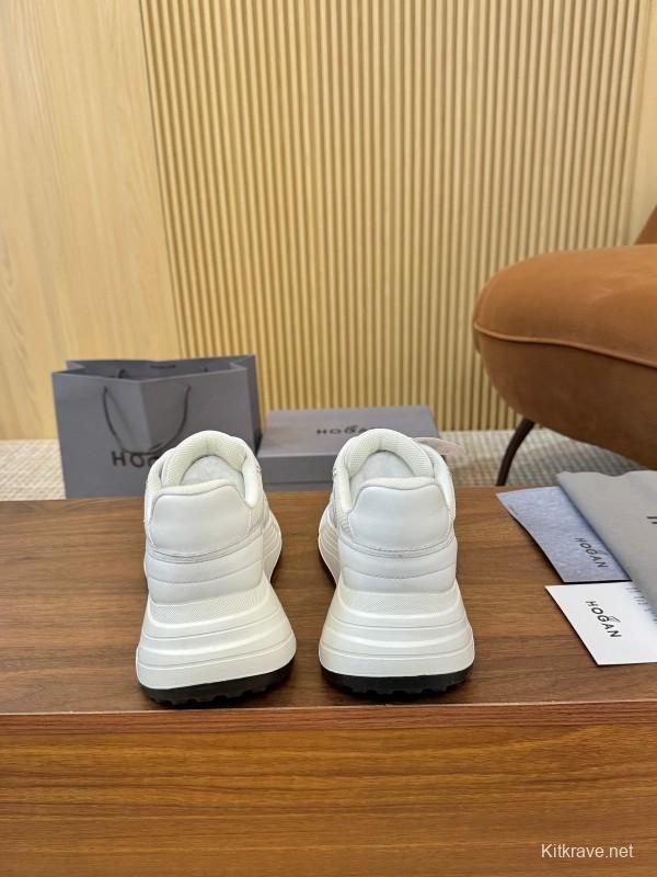 Hogan H-STRIPES Series Couple Thick Sole Dad Shoes Leisure Sneakers - LY00370/LY00380