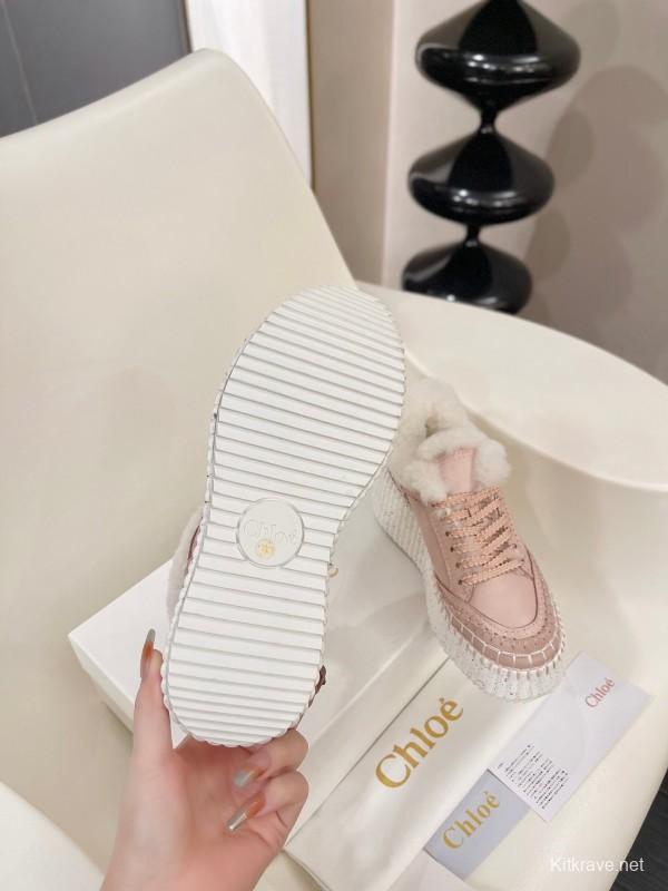 Chloe 2025 SS Casual Shoes with Lightweight Rubber Foam Sole - LY00420