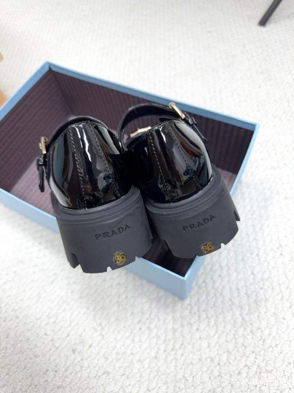 Prada 2025 SS Platform Mary Jane Shoes - LY00300