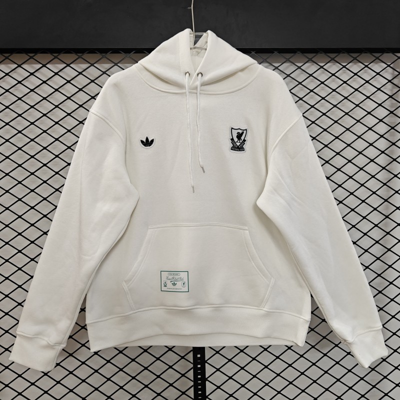 25/26 Liverpool Embroidered LogoHoodie 7 Colors