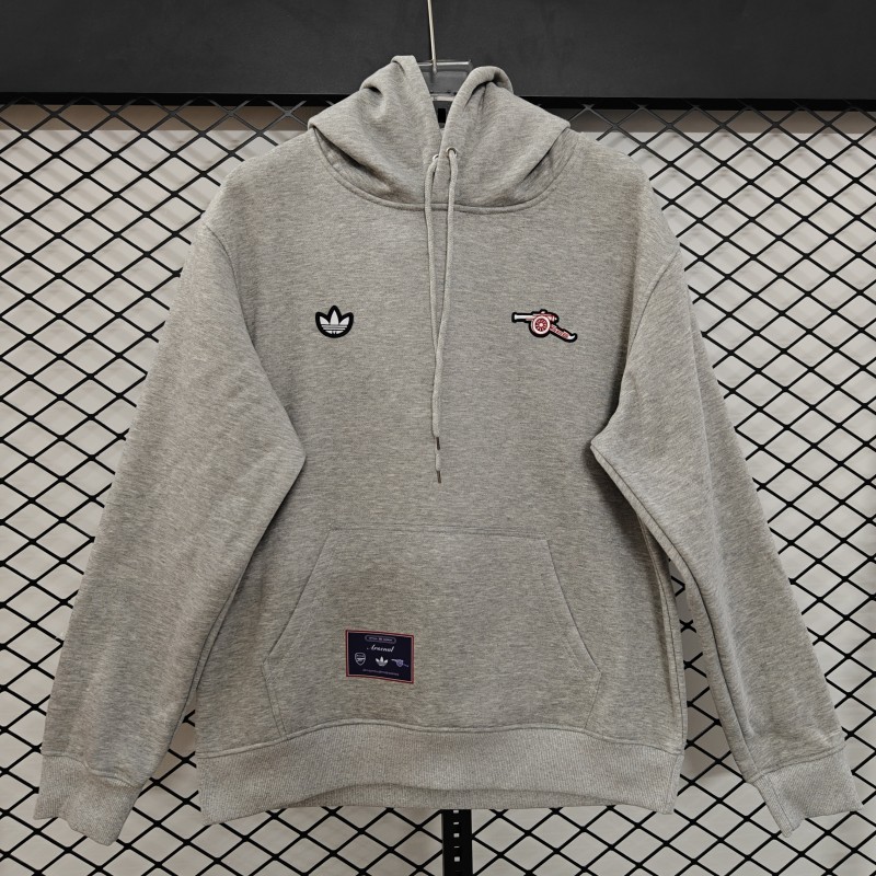 25/26 Arsenal Embroidered Logo Hoodie 7 Colors