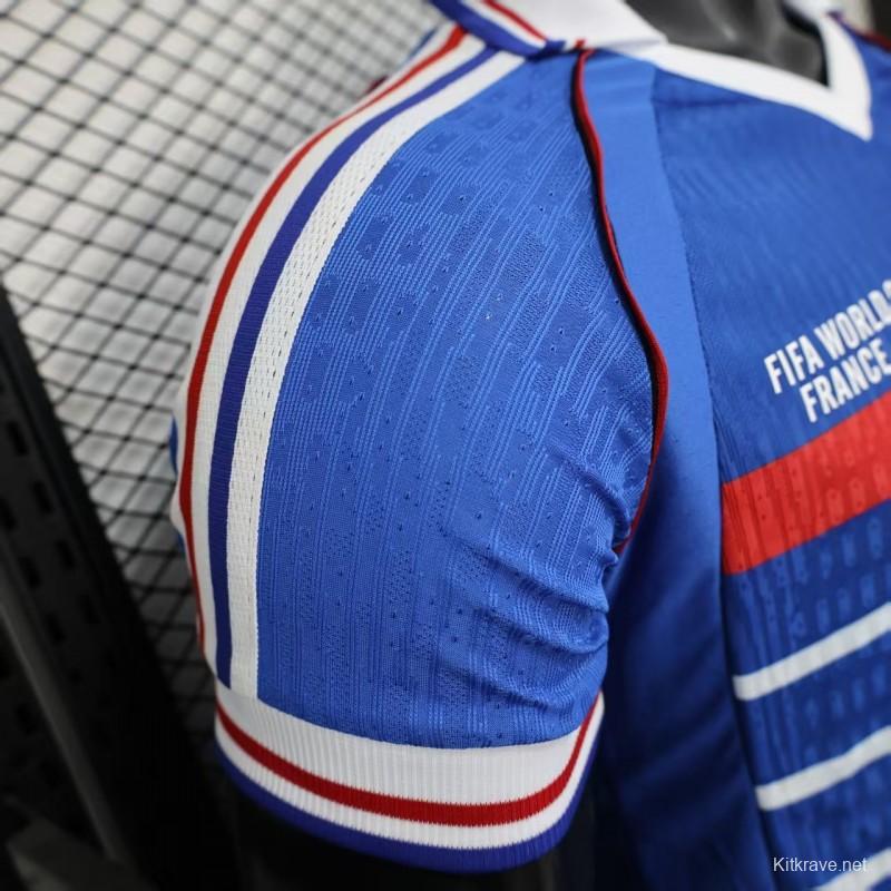 Player Version 1998 France Home Jersey