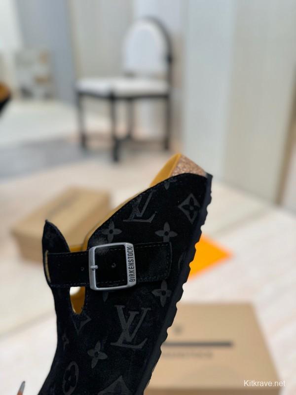 Louis Vuitton Louis Vuitton × BIRKENSTOCK Boston Soft Sole Mule Slippers - KFY00300