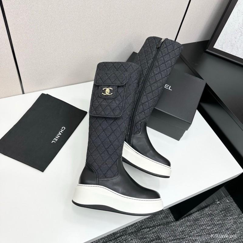 Chanel 2025/SS Short Boots Essential Autumn Winter Item - L Y00420